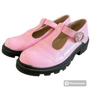 Steve Madden Girls Shoes Suzey Mary Jane Bubble Gum Pink Patent Size 3